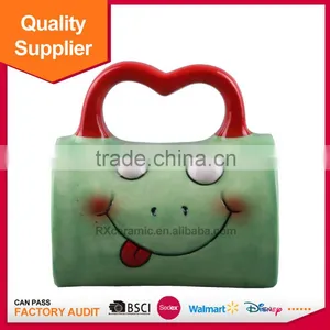 Eco-friendly Promotion Ceramic Frog Piggy Bank for Gift thumbnail-1