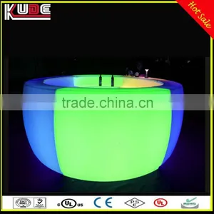 Commercial Furniture Style Modern Illuminated LED Bar Counter Curve Light Bar For Club Party thumbnail-1