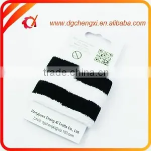Zebra Stripe Sports Cotton Wristband &sweatband thumbnail-3