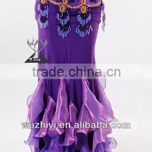 Fish Mermaid Belly Dance Costume Dresses Skirts Belly Dance Performance Costume QC1356 thumbnail-2