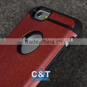C&T Royal Gold Double Layer Heavy Duty Protective Armor Case for Apple IPhone 6/6S thumbnail-4