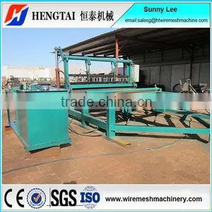 Anping Hengtai Semi Automatic Mine Sieving Mesh Weaving Machine/Crimped Wire Mesh Machine thumbnail-3