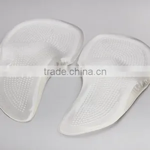 Foot Orthotic Cushioned Arch Support Insole , Foot Care Massage Gel Arch Protector. thumbnail-2