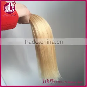 AAAAAAAA Vietnamese Virgin Hair Natural Blonde Human Hair Extensions Tangle and Shedding Free thumbnail-5