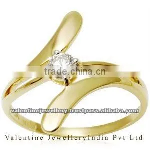 Solitair Jewellery, Solitair Diamond Ring,18k Gold Ring thumbnail-1