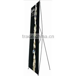 80*180cm Black Plastic Flexible x Banner Stand System thumbnail-1