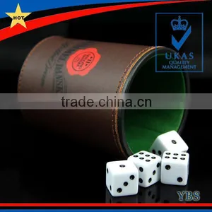 High Quality Luxry Leather Dice Cup With Lid thumbnail-2