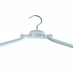 Laminated Wooden Dress Hanger With Rubber Teeth on Shoulder, Natural Color for Coat Hanger Cheap Hanger thumbnail-1