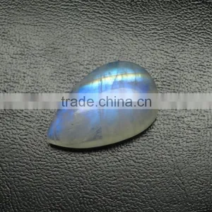 Blue Flashy Moonstone With Pear Shape thumbnail-2