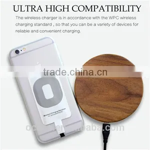 New Design Wood Bamboo Wireless Charger For Samsung Galaxy S2 Wireless Charger. thumbnail-6