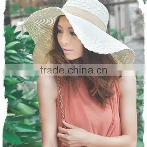 2016 Factory Direct Sexy Ladies Beach Straw Hat Popular Summer Hot Sale Girls Sombrero Straw Hat Wholesale thumbnail-4