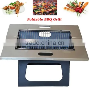 Picnic Camping BBQ Grill Foldable Barbecue Grill thumbnail-1