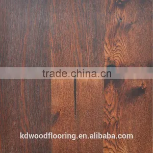 Rustic Grade Dark Color American Oak Engineered Wood Flooring thumbnail-1