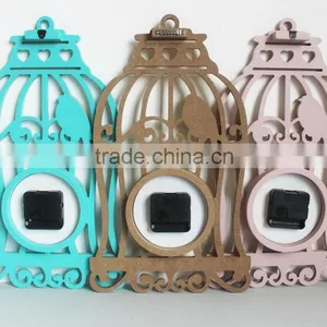 Wooden Clock of Birdcage thumbnail-4