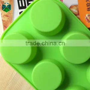 CTBED115 6 Hole Cylinders Handmade Soap Mould Green Color thumbnail-5