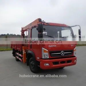5ton Timber Crane on Truck, Model No.: SQ5S3, Hydraulic Crane With Telescopic Arms thumbnail-3