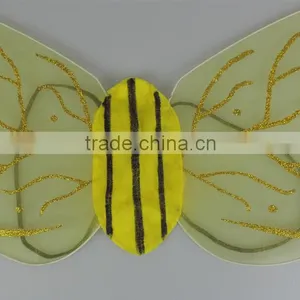 Square Bee Dress Wings Kids Girls Halloween Costume thumbnail-3