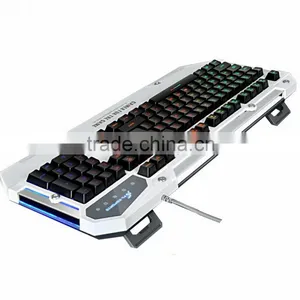 FL-ESPORTS USB Wired Rainbow Backlight Gaming Keyboard thumbnail-3