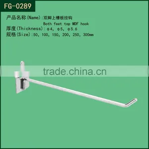 High Quality Cheap Supermarket Slatwall Display Hook thumbnail-1
