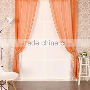 100% Polyester Fabric Gold and Silver Metallic Yarn Voile Sheer Eyelet Curtain Drapes thumbnail-1