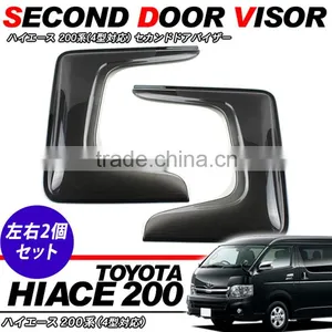 Toyota Hiace Type 4 2014-2016 Sliding Door Small Window Wind Shield Visor Rain Guard thumbnail-2