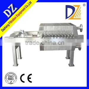Stainless Steel Manual Screw Jack Filter Press for Oil thumbnail-1
