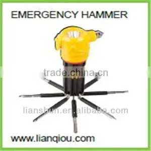 Multifunction Emergency Hammer Screwdriver Flashlight Tools, Electrical Tools thumbnail-1