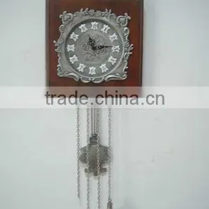 Wall Clock Wall/outdoor Clock/wood Carving Clock thumbnail-1