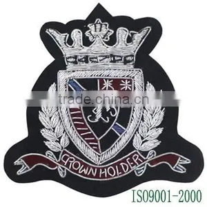 Customized India Silk Embroidery Badges thumbnail-1