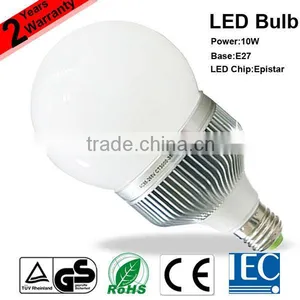 TUV CE RoHS IEC Approved 10W E27 Dimmable LED Globe Bulb thumbnail-1
