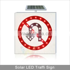 Road Safety International Reflective Solar Panel Led Speed Limit Aluminum Traffic Sign thumbnail-2