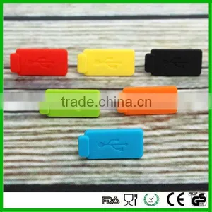 Wholesale Silicone Colorful Dust-proof Rubber Usb Plug for Mac Laptop Usb Plug thumbnail-4