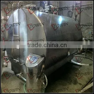 Best Price Stainless Steel Milk Cooling Tank Cooler Used WITH CIP for Sale thumbnail-1