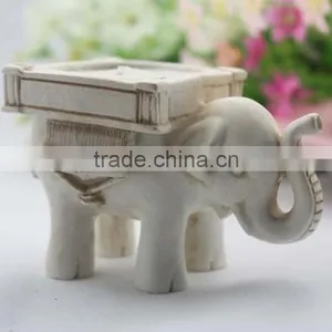 Popular Resin Elephant and Bird Tea Light Candle Holder as Wedding Party Gifts thumbnail-6