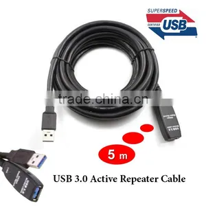 USB 3.0 Extension Cable USB 3.0 Repeater Extension Extender Cables Lead USB3.0 5Gbp Speed 10m 15m 20m 30m 50m thumbnail-1