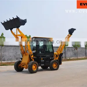 China Hot Selling Everun 1.2Ton Towable Backhoe, Mini Backhoe Loader For Sale thumbnail-1