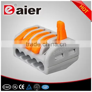 Wago Electrical Screw Pcb Terminal Block Connector,push Type Spring Speaker Terminal Connector,wire Terminal Clip thumbnail-1