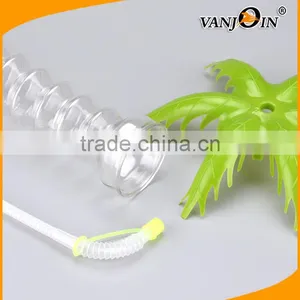 Hot Sale BPA Free Coconut Tree 16oz Cold Pressed Bottles Beverage Bottles thumbnail-2