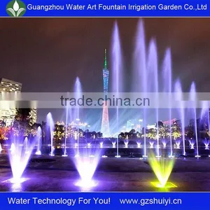 Vertical Jets Beautiful Color Changing Water Fountain thumbnail-1