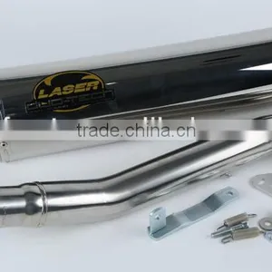For SUZUKI GSF1200 BANDIT 2004-2005 SM Motorcycle Exhaust Pipe LASER Duo-Tech Slip-on Muffler + Cat. thumbnail-1