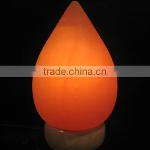 Himalayan Drop Shape Salt Lamp thumbnail-1