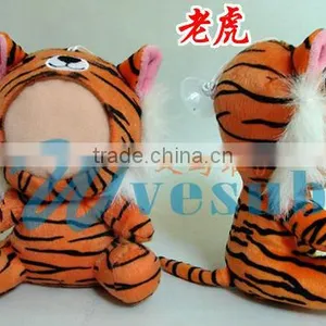 Funny 3D Printed Face Doll - Tiger thumbnail-1