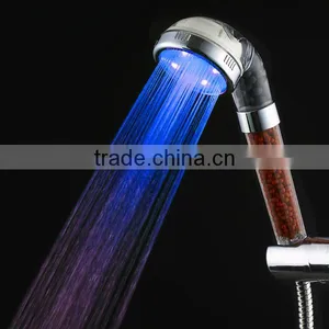 LD8008-A23 Anion Sprinkler Glow Temperature Sensor LED Water Stream Temperature Control Shower Head thumbnail-4