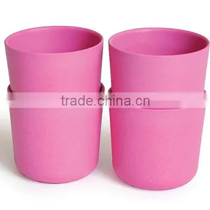 Factory Selling Best Bamboo Fiber Eco Friendly Tableware Bowls Cups, Kids Bamboo Water Cups thumbnail-4