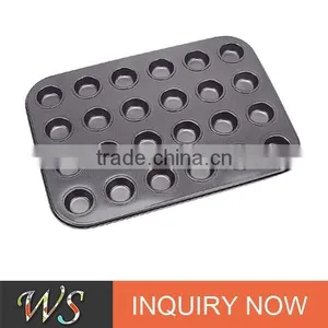 24 Cups Non-stick Carbon Steel Mini Muffin Pan thumbnail-1