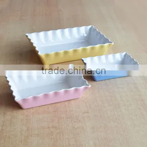 2017 Fashionable Stoneware Promotional 2pcs Cheap Bakeware Dish Set thumbnail-3