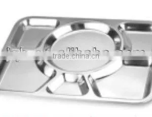 Stainless Steel Fast Food Dinner Plate thumbnail-1