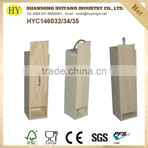 Unfinished Factory Wholesale Wood Wine Box thumbnail-2