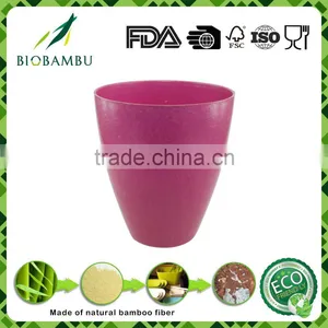 Pro-environment OEM Available Portable Fiber Recyled Garden Pot thumbnail-1