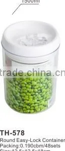 Round Easy-lock Food Container Th-578 thumbnail-1